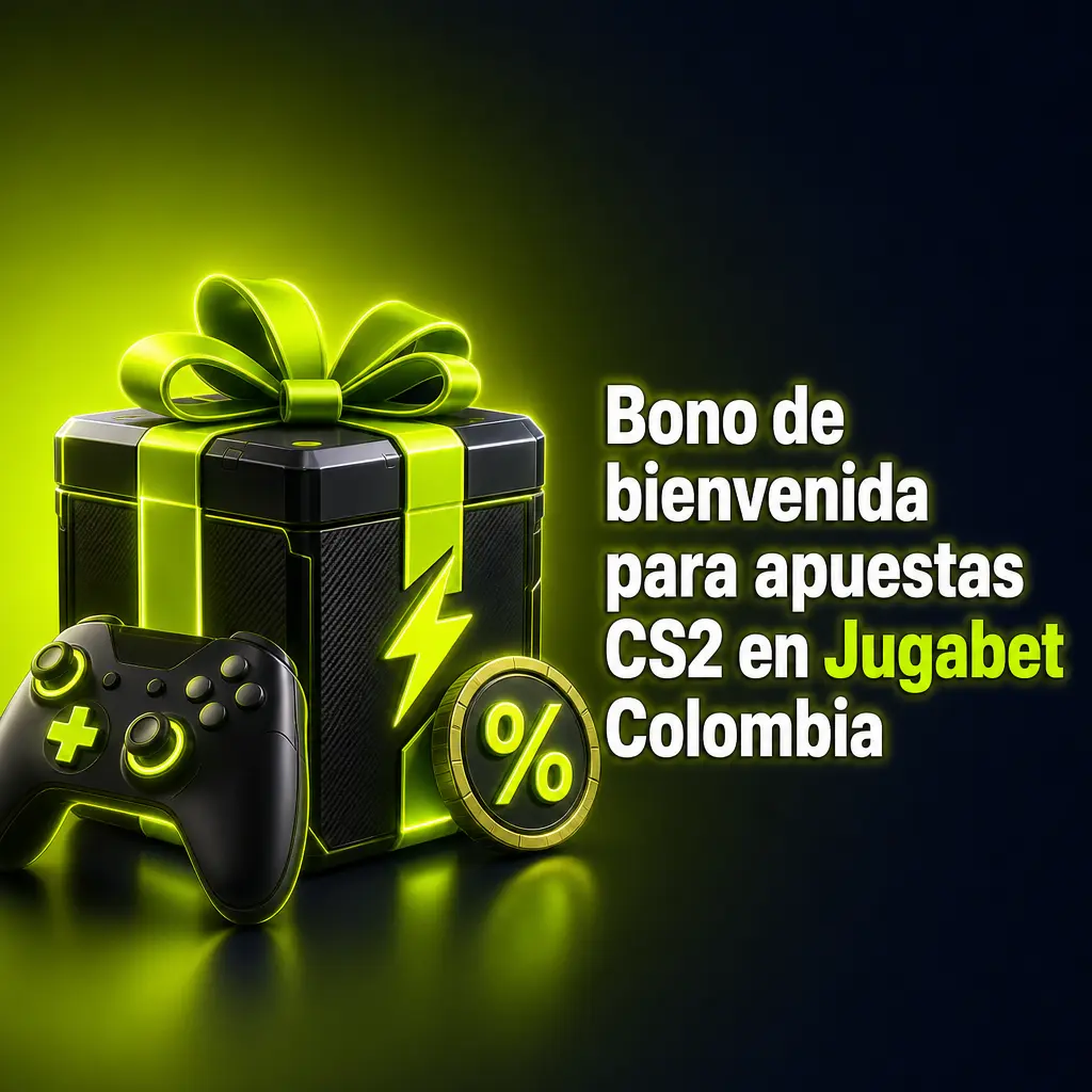 Bono de bienvenida del 20% en Jugabet Colombia para apostar en CS2 y eSports desde el primer depósito de COP 5.000