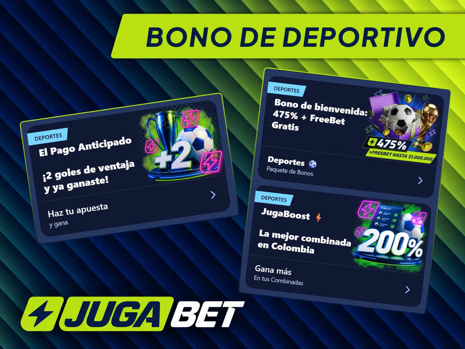 Aprovechá el bono de bienvenida deportivo en Jugabet para realizar tus apuestas.